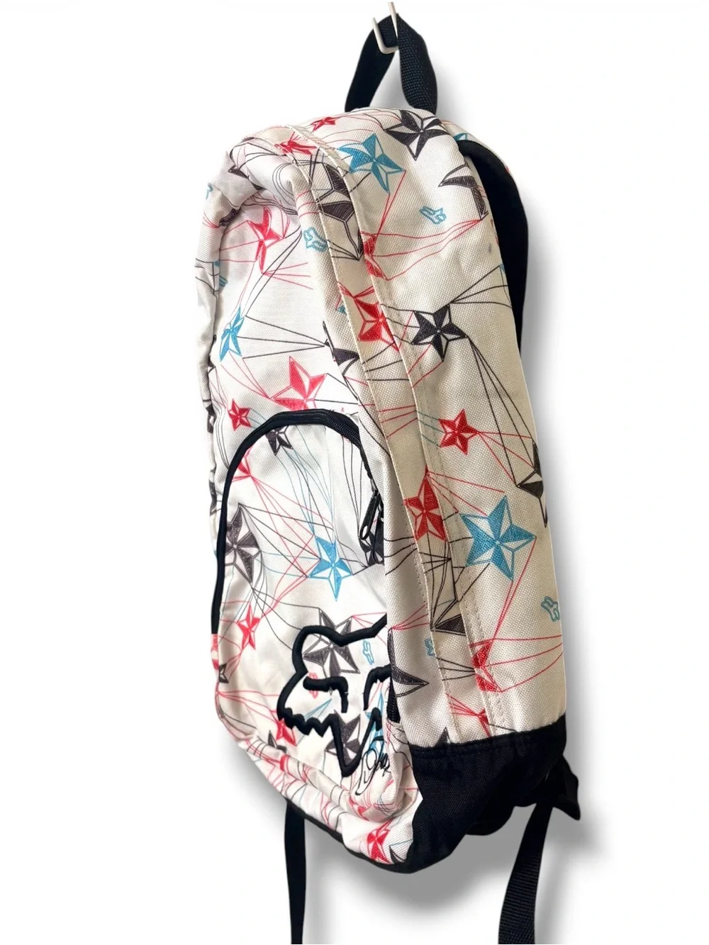 Fox Racing Backpack with SRH Stars design Moto Bookbag Vintage Y2K